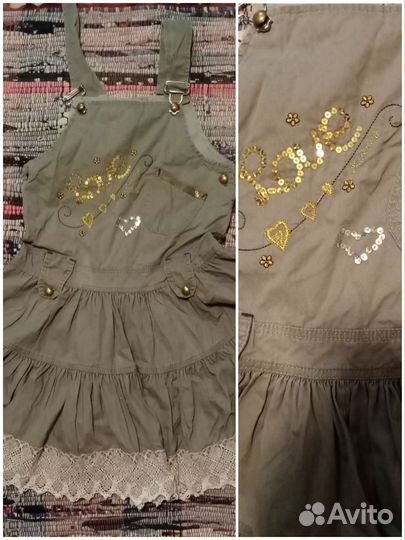 Вещи пакетом на девочку 116 122 128