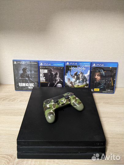 Sony playstation 4 PS4 pro 1tb с играми