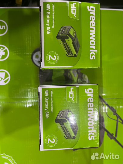 Greenworks Газонокосилка аккумуляторная G40LM49DB