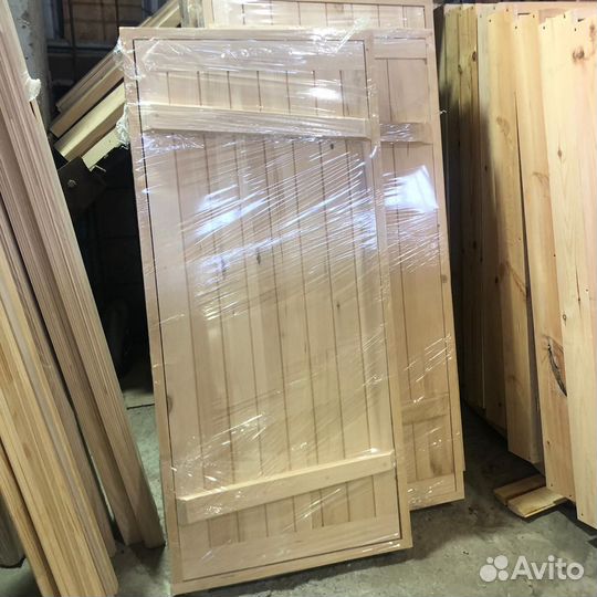 Двери для бани на клиньях, липа, 700*1500*90 мм