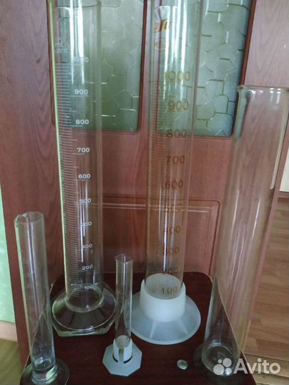 Цилиндр мензурка стеклянные