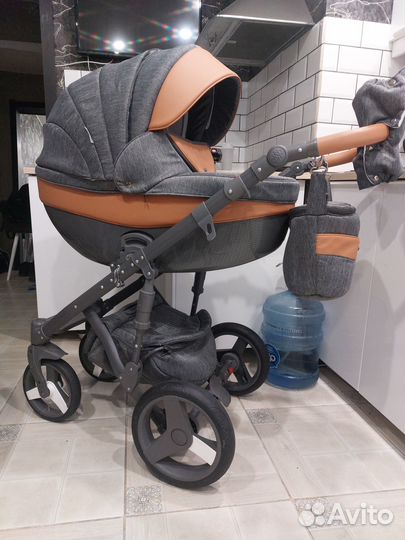 Коляска люксовая 3в1 отл. состояние