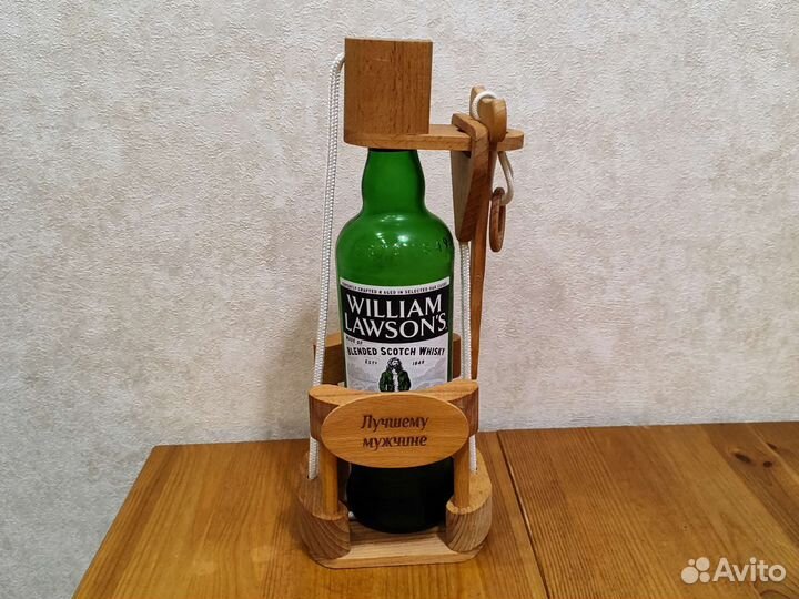 Деревянная головоломка для бутылки