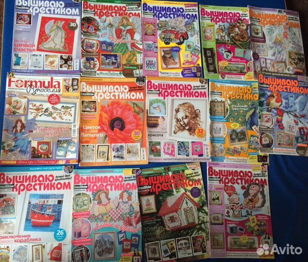 Журналы по вышиванию, Анна, Лена, burda