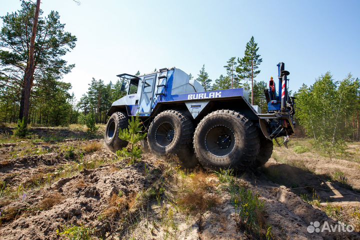 Вездеход «Бурлак» 6x6 с кму