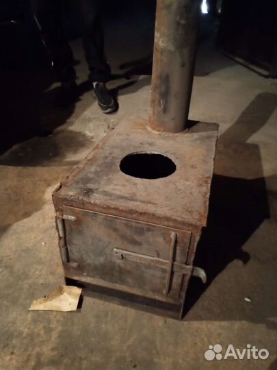 Печь буржуйка чугунная