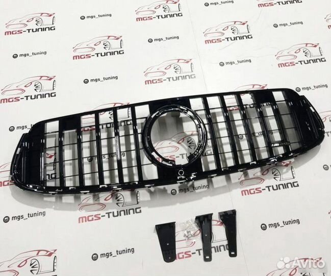 Решетка Mercedes GLC-Coupe C253 GT AMG Black 2019+
