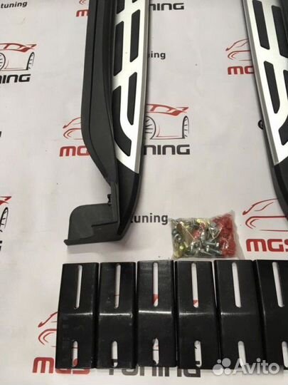 Пороги KIA Sportage 15+ дизайн 3