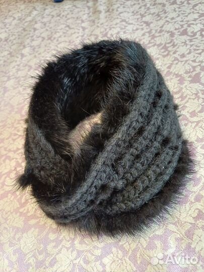 Повязка на голову норковая