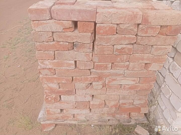 Б/у красный кирпич