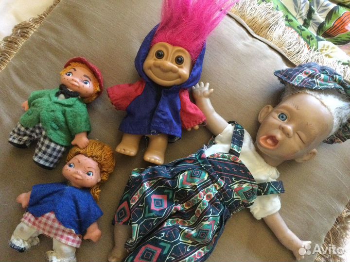 Кукла мальчик винтаж гдр тролль