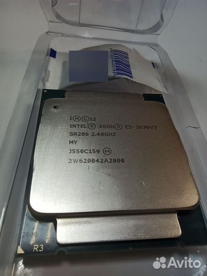 Процессор intel xeon e5 2630v3 (8ядер/16потоков)