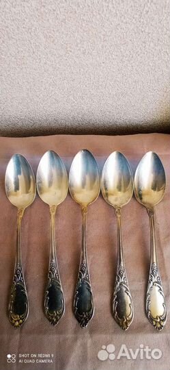 Мельхиоровые столовые ложки,вилки,ножи