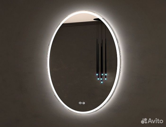 Зеркало с подсветкой и подогревом 