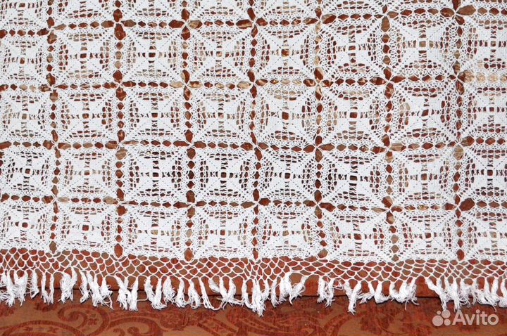 Скатерть или покрывало ручной работы (ретро) СССР