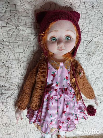 Текстильная интерьерная кукла