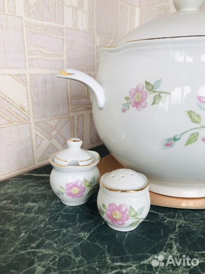 Столовый набор СССР чайка