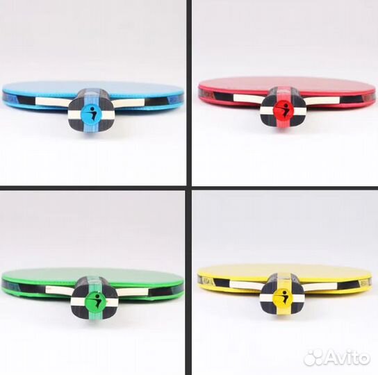 Ракетка для настольного тениса зеленая