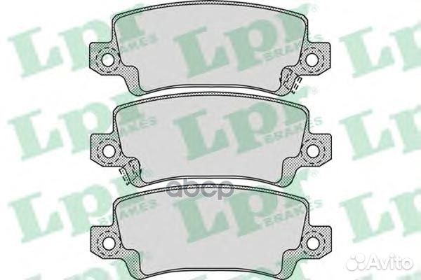 Колодки тормозные toyota corolla (E12) 0206 с