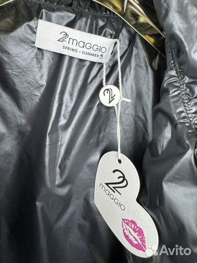 Ветровка женская черная 40 42 Италия