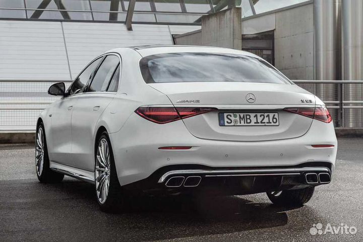 Диффузор S63 AMG на Mercedes-Benz W223 S Class