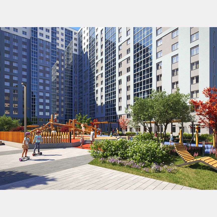2-к. квартира, 48,9 м², 10/19 эт.