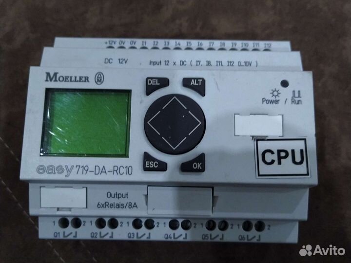 Управляющее реле easy719-DC-RC10