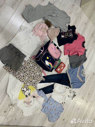 Пакет вещей на девочку 122