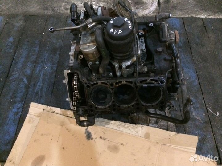 Двигатель BPP Без гбц Ауди А6 С6 2.7 тди