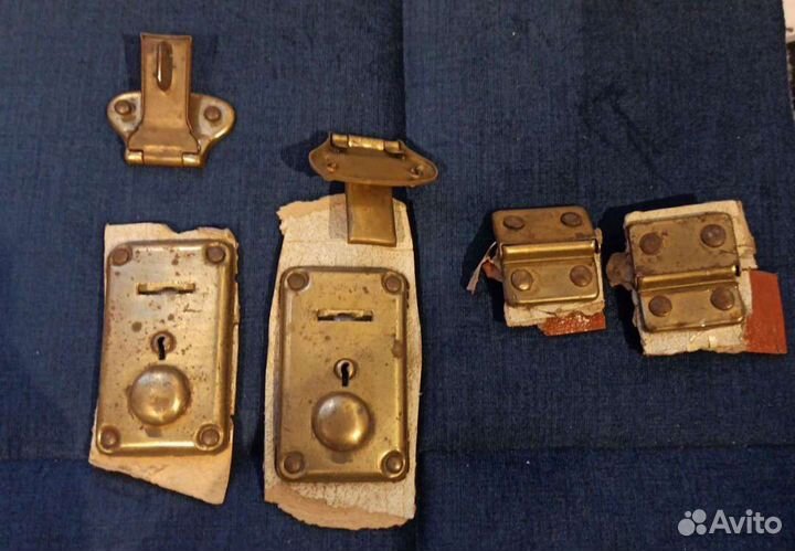 Петли для чемодана, винтаж Англия 1940х