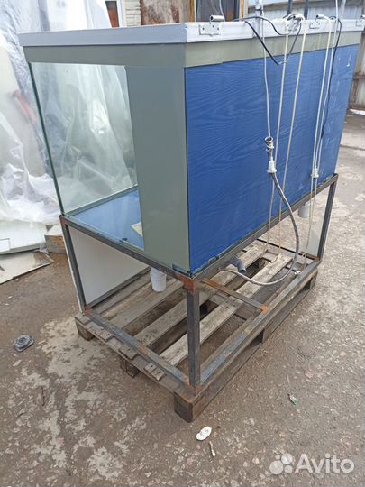 Аквариум для живой рыбы 121/77/127