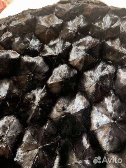 Шуба из лапок норки натуральная (Новая)