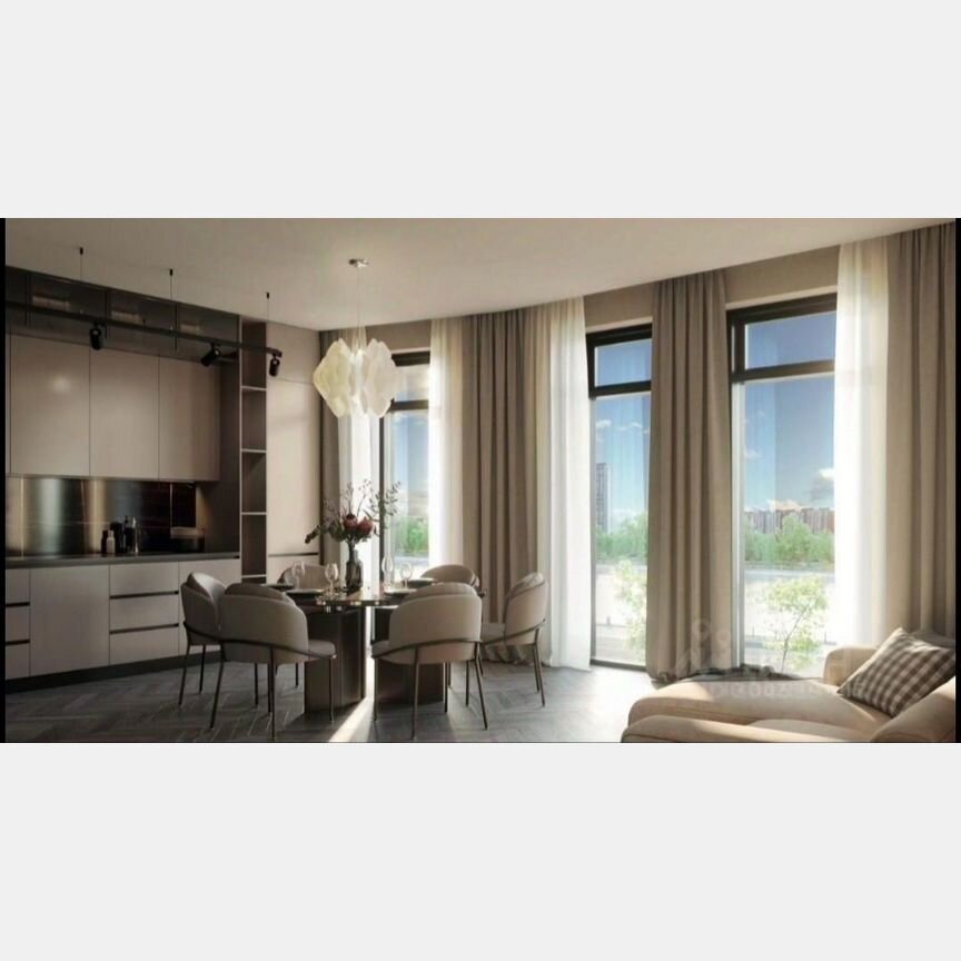 Своб. планировка, 39 м², 10/35 эт.