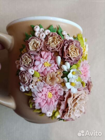 Чашка ручная работа