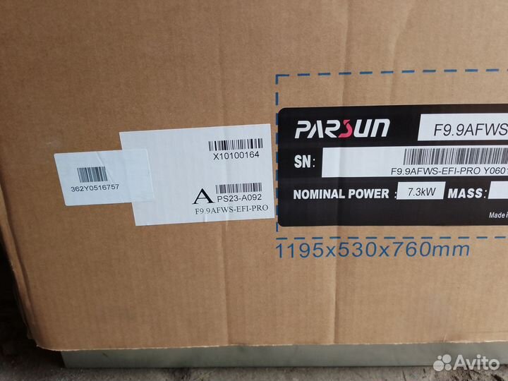Parsun F9.9afws-EFI PRO
