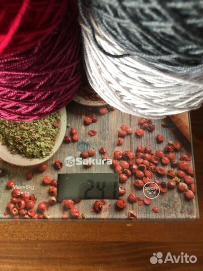 Пряжа Италия, остатки набором, разные