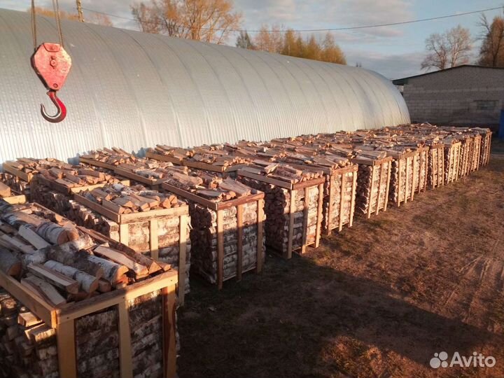 Дрова березовые колотые