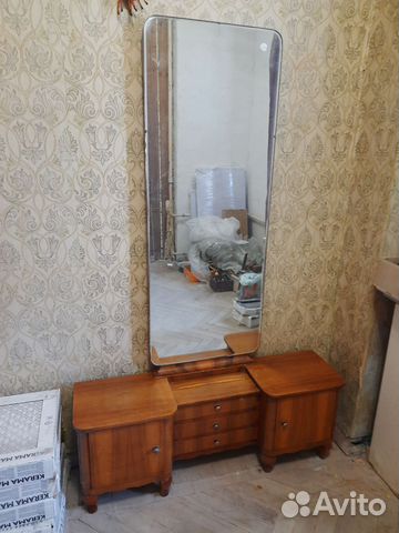 Трюмо с зеркалом, винтаж, СССР, 1950г купить в Санкт-Петербурге ...