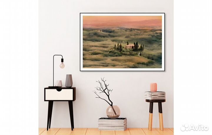 Постер «Дом среди туманных холмов» (67 х 97 см) Ан