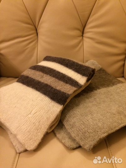 Исландский шарф из натуральной шерсти