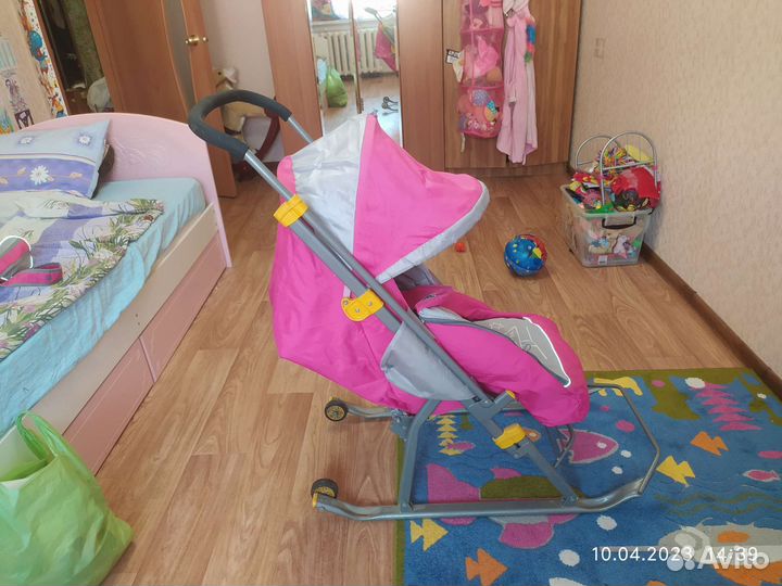 Детские санки коляска Ника