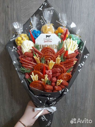 Мужской подарок, съедобный букет