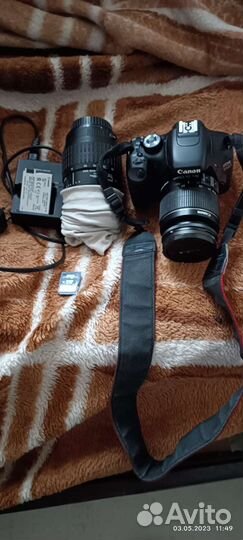 Комплект Зеркальный фотоаппарат canon 550d