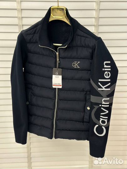 Куртка мужская Calvin Klein с вязаными рукавами