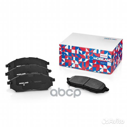 429103670 Колодки тормозные дисковые передние