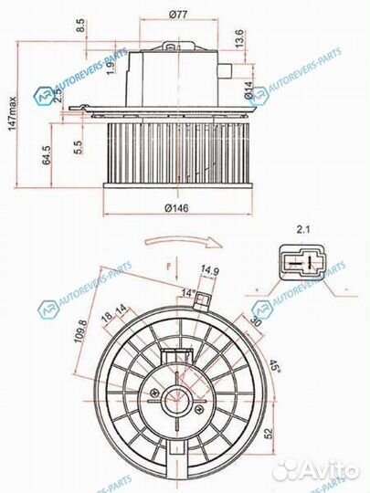 ST-96279352 Мотор отопителя салона daewoo matizche