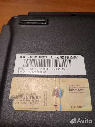 Acer Extensa 5620 разбор
