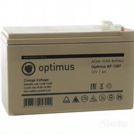 Аккумуляторная батарея Optimus AP-1207 АКБ