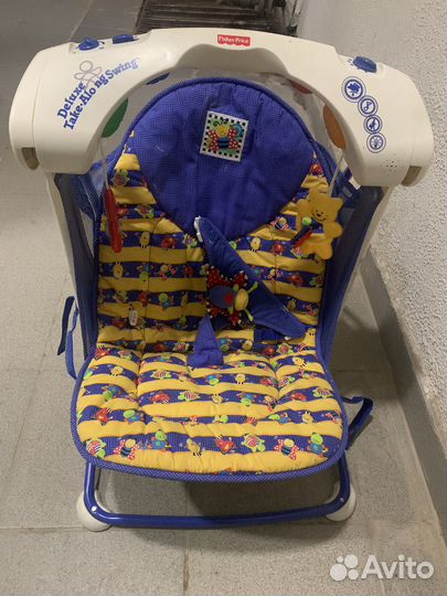 Детская электронная качелька