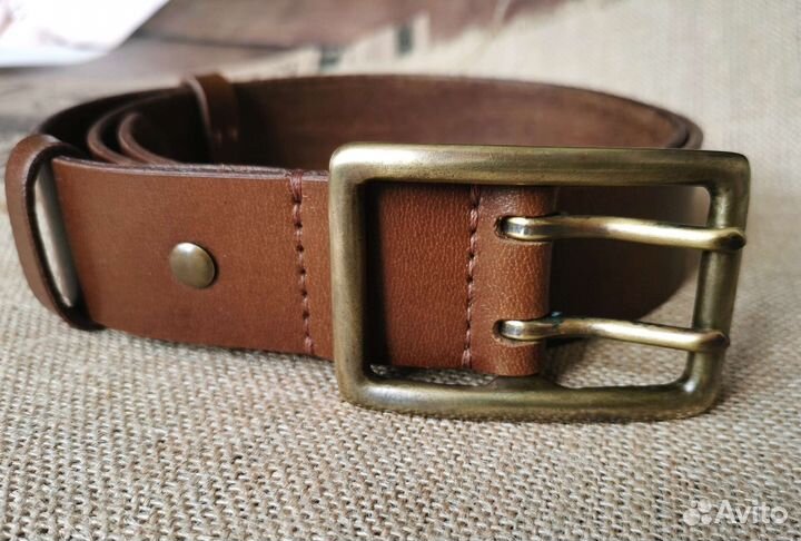 Мужской кожаный ремень Буйвол